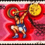 INDIA 1984 OLYMPICS GAMES USED STAMPS