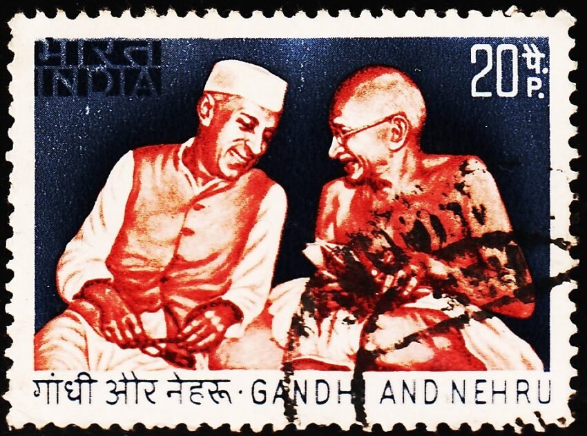 INDIA GANDHI AND NEHRU USED STAMPS