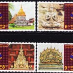 THAILAND 1996 BUDDHA TOPIC 4V SET MINT NH STAMPS #D36