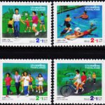 THAILAND 1991 Sports Welfare Fund 4V SET MINT NH STAMPS #D38