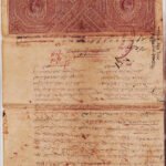 BRITISH INDIA KING EDWARD VII 6RS STAMP PAPER