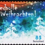 GERMANY 2022 PEACEFUL CHRISMAS USED STAMPS #G11