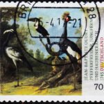 GERMANY 2017 BIRDS USED STAMPS #P30