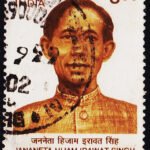 INDIA JANANETA HIJAM USED STAMPS