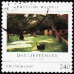 GERMANY MAX LIEBERMANN PAINTING USED STAMPS #G11