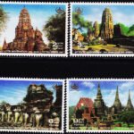 THAILAND 1994 BUDDHIST SITES 4V SET MINT NH STAMPS #D40