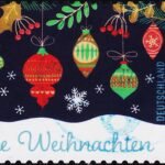 GERMANY 2021 MERRY CHRISTMAS USED STAMPS #G3