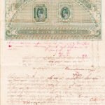 BRITISH INDIA KING EDWARD VII 15RS STAMP PAPER