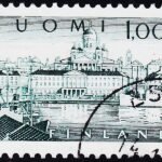 FINLAND FAMOUS BUILDING USED STAMPS #3018