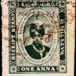 INDIAN PRINCELY STATE LUNAWADA TYPE-5 REVENUE FISCAL OLD RARE STAMPS #3031