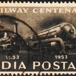 INDIA 1953 RAILWAY CENTENARY USED STAMPS