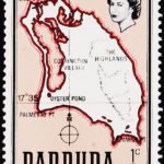 BARBUDA MAP MINT NH STAMPS #2010