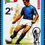 DOMINICA 1974 Football World Cup - West Germany 2C MINT NH STAMPS #2010