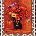 MALDIVES 1973 FLORAL PAINTING MINT NH STAMPS #2010