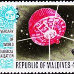 MALDIVES 1974 Centenary of World Meteorological Organization 1L MINT NH STAMPS #2010