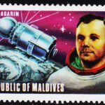 MALDIVES 1974 YURI GAGARIN American and Russian Space Exploration Projects MINT NH STAMPS #2010