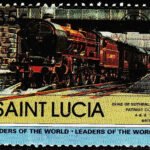 ST. LUCIA TRAIN MINT NH STAMPS #2012