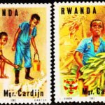 RWANDA 1982 100th Anniversary of the Birth of Cardinal Cardijan 2 DIFFERENT MINT NH STAMPS #2011