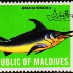 MALDIVES FISH MINT NH STAMPS #2010