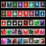 EAST GERMANY DDR DEFINITIVE 67 DIFFERENT USED STAMPS #3021
