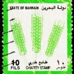 BAHRAIN POSTAGE STAMPS INSCRIBED CHARITY STAMP#3011