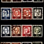 GERMANY 1961-64 FAMOUS GERMANS PERSONALITIES 16V SET USED STAMPS#3022