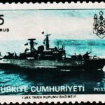 TURKEY SHIP MINT STAMPS NO GUM #P29