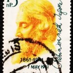 INDIA TAGORE NOBEL AWARD WINNER WRITER USED STAMPS
