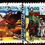 INDIA 1999 TABO MONASTERY 2V SET USED STAMPS #P25