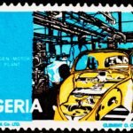 NIGERIA 1986 VOLKSWAGEN MOTOR ASSEMBLE PLANT MINT NH STAMPS #2015