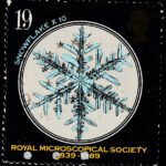 GREAT BRITAIN ROYAL MICROSCOPICAL SOCIETY USED STAMPS #3001