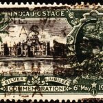 BRITISH INDIA KGV VICTORIA MEMORIAL OLD USED STAMPS #2019