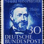 GERMANY 1952 - 75th Anniversary of the Telephone by Philipp Reis MINT NH STAMPS #P6
