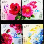 CHINA 2020 ROSES 4V SET MINT NH STAMPS #D16