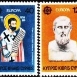 CYPRUS 1980 FAMOUS PEOPLE EUROPA STAMP 2V SET MINT NH STAMPS