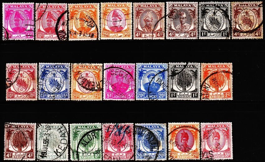 MALAYA STATES OLD RARE STAMPS