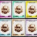 ZAIRE ALBERT EINSTEIN 6V SET MINT NH STAMPS #D14