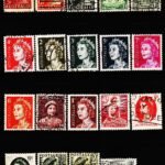 AUSTRALIA QUEEN ELIZABETH 19 DIFFERENT USED STAMPS #2026