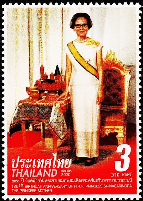 THAILAND 2020 120th Birth Anniversary of Princess Srinagarindra MINT NH STAMPS