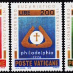 VATICAN CITY 1976 41st International Church Congress -3V SET MINT NH STAMPS