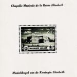 BELGIUM 1941 - PERF AND IMPERF WITH PERFIN ARCHITECTURE Queen Elizabeth Music Foundation MS MNH #C