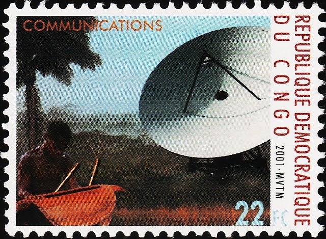 CONGO 2001 COMMUNICATION MINT NH STAMPS