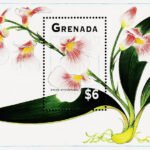 GRENADA 1994 ORCHIDS MINT NH MINIATURE SHEET