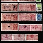 INDIA 57 DIFFERENT COURT FEE REVENUE FISCAL USED STAMPS FOR COLLECTION
