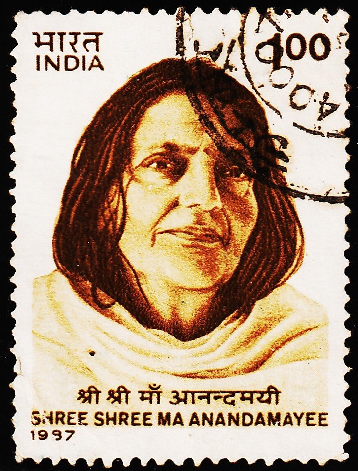 INDIA 1987 SHREE SHREE MA ANANDAMAYEE USED STAMPS