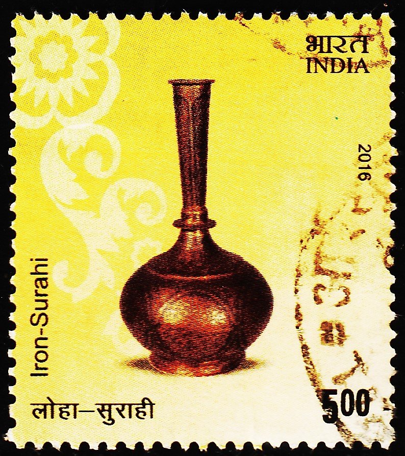 INDIA SURAHI USED STAMPS