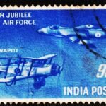 INDIAN AIR FORCE 90NP USED STAMPS #P25