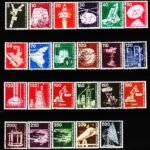 GERMANY SCIENCE AND TECHNOLOGY 23V SET USED STAMPS