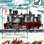 ROMANIA 2002 OLD LOCOMOTIVE MINT NH MINIATURE SHEET #C
