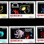 ROMANIA  2001 ZODIAC SIGN 6V COMPLETE SET MINT NH STAMPS #3026